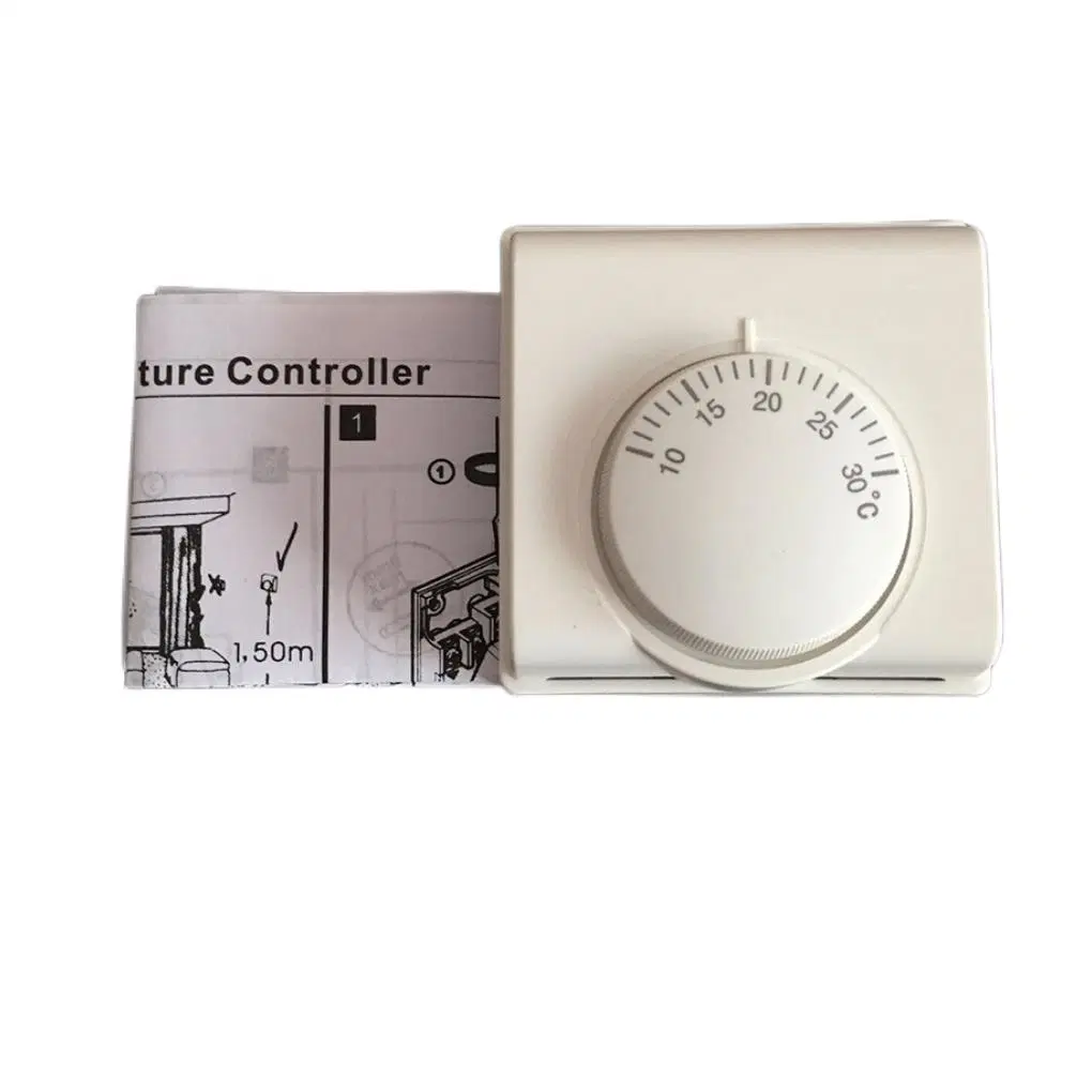 AC 220V Room Mechanical Thermostat Control Switch Air Conditioner Fan Coil Temperature Controller