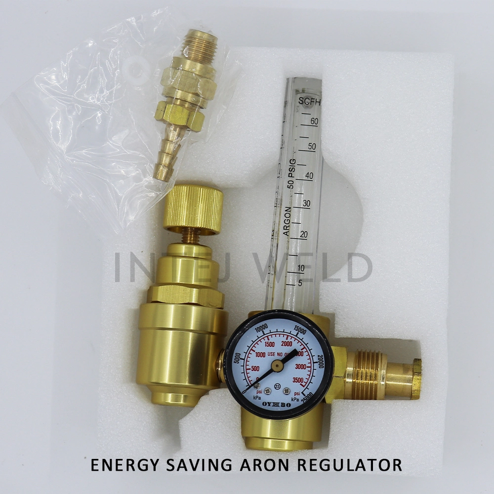 Energy Saving Argon Ar Gas Regulator with Pressure Gauge and Flowmeter